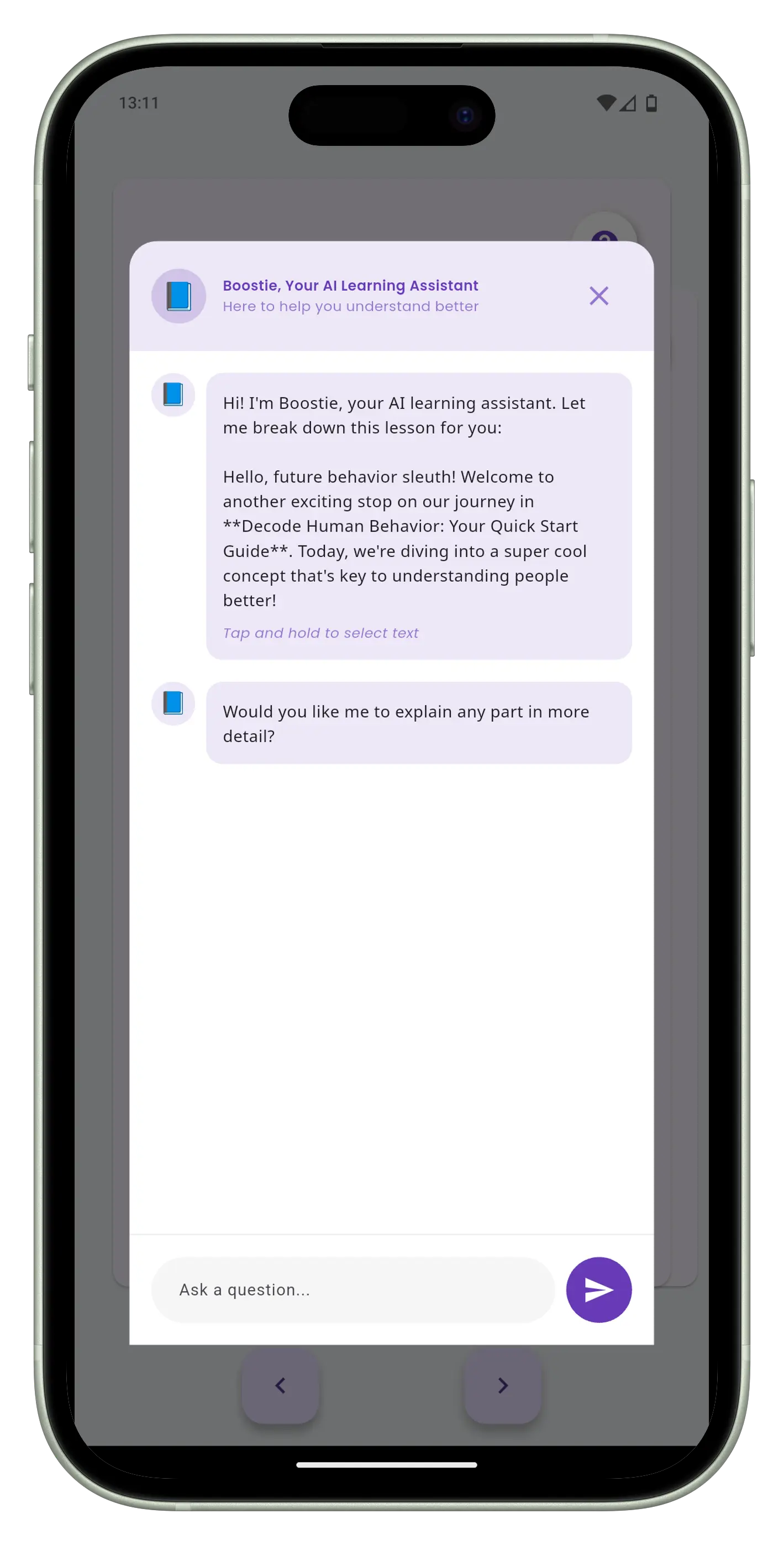 Another history screen similar to 05, displaying previously generated answers.